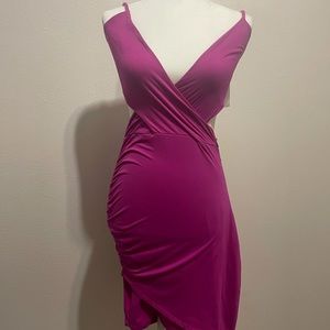 Bodycon dress magenta